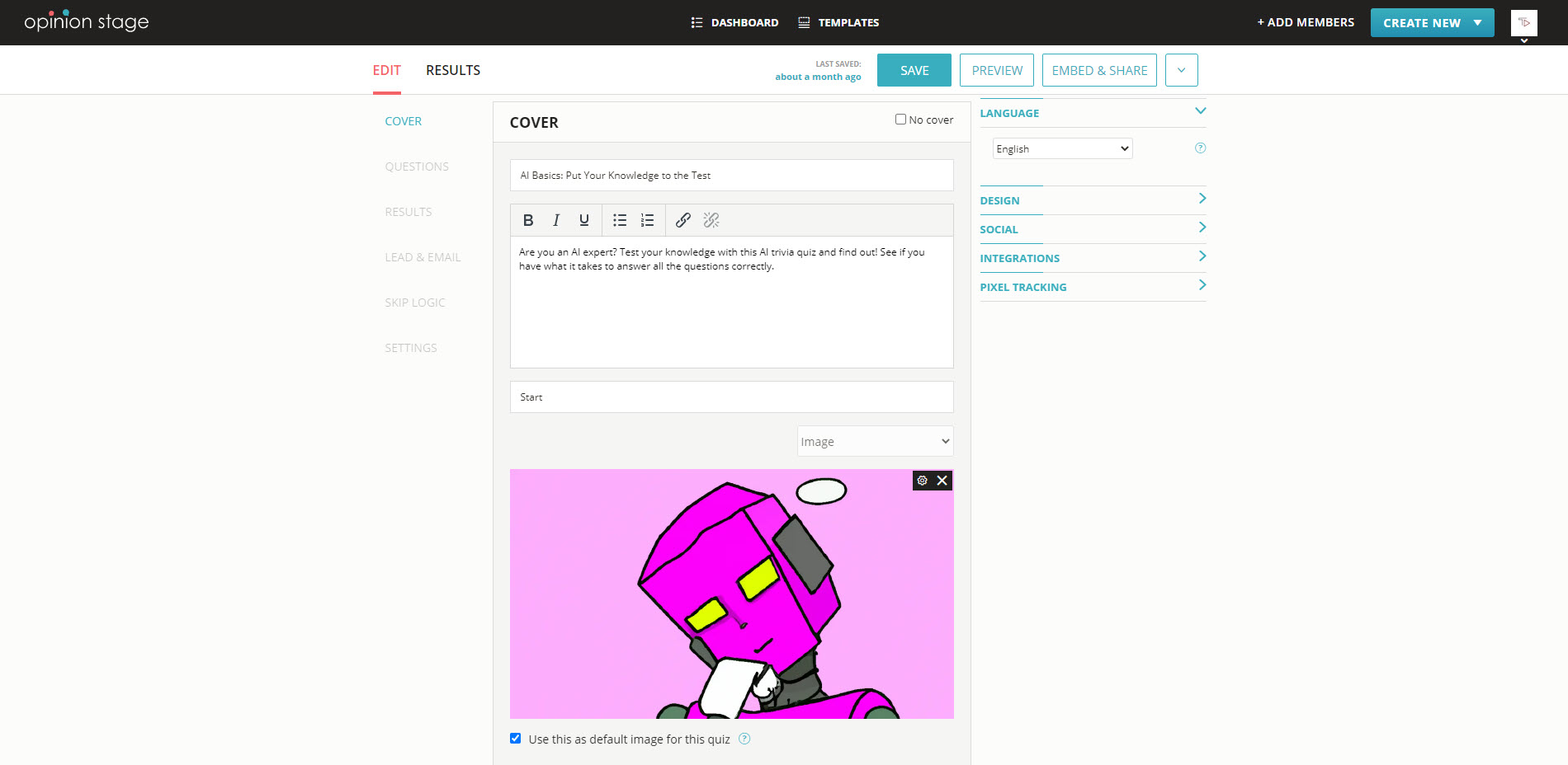 create a hubspot quiz